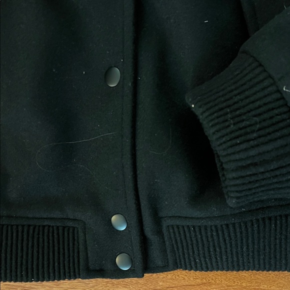 H&M Classic Black Varsity Jacket - Picture 5 of 6